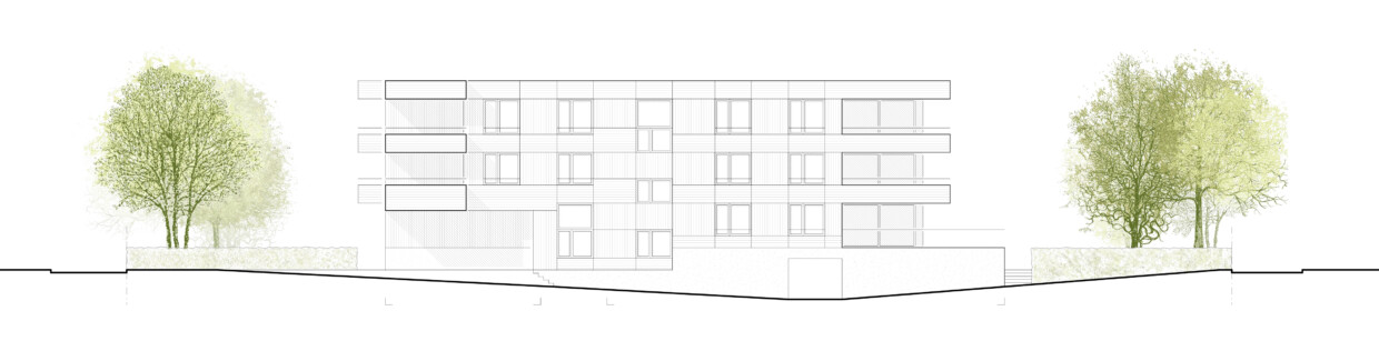 690 Nordwestfassade 200 ohne Beschriftung