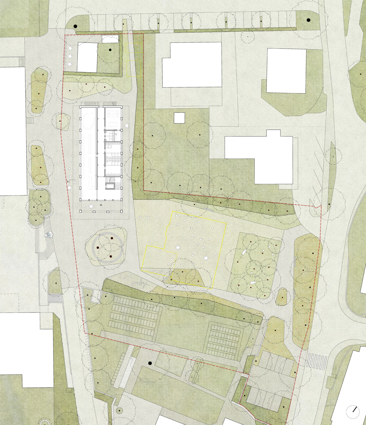 781 Doku WB Grundriss EG 200 red