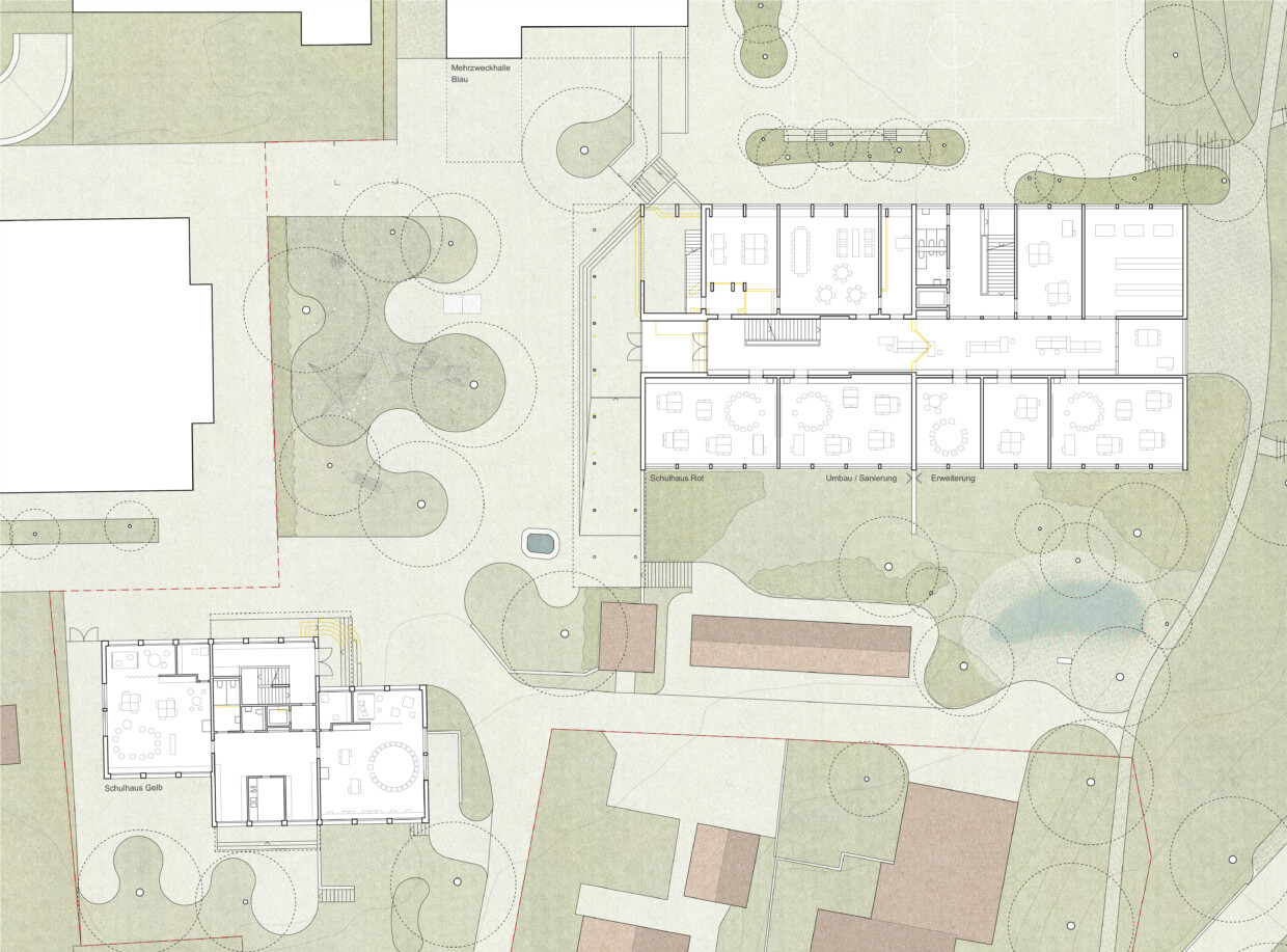 785 Grundriss Niveau 0 200 ohne Beschriftung